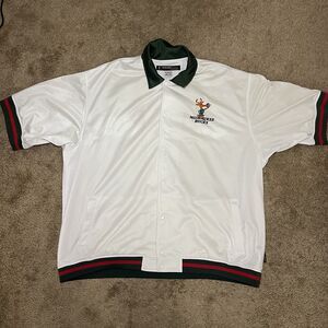 RARE VTG Milwaukee Bucks Reebok Warm-Up Jacket 4XL Hardwood Classics NBA